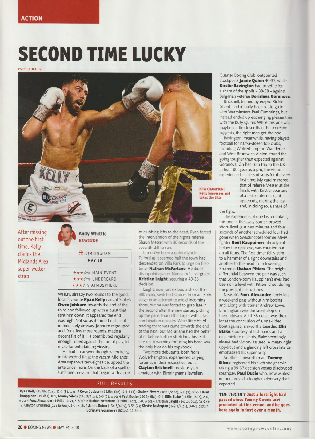 Boxing News: Photographer (pmedialive)